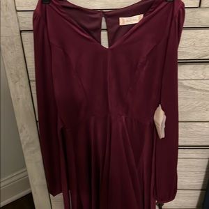 Altard state NWT MAROON LONG SLEEVE ROMPER